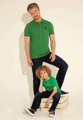 Erkek Yeşil Basic Tişört - 50284633136