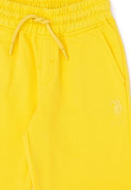 Erkek Çocuk Sarı Örme Şort - 50279633150