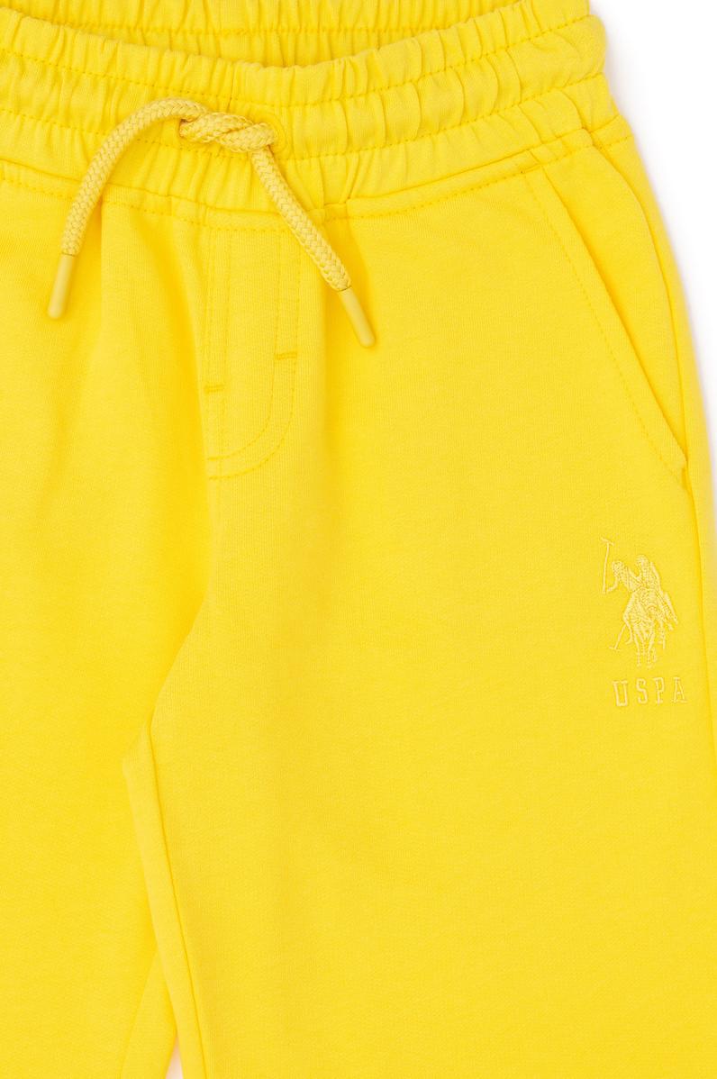 Erkek Çocuk Sarı Örme Şort