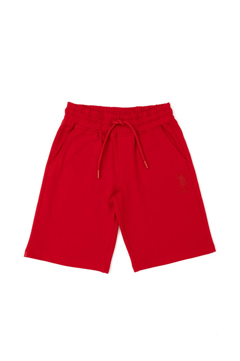 Erkek Çocuk Kırmızı Örme Şort