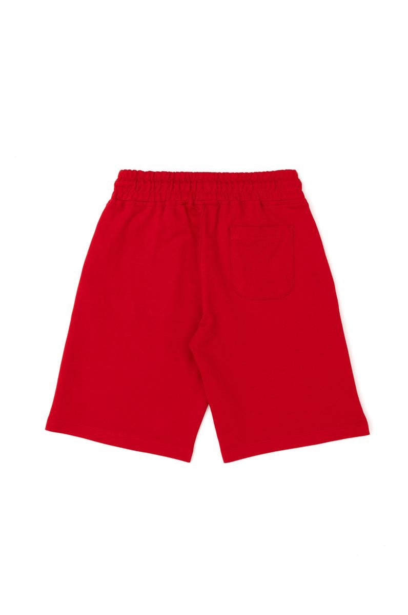 Erkek Çocuk Kırmızı Örme Şort