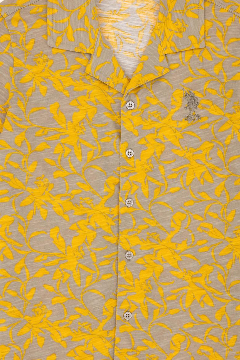 Erkek Çocuk Açık Haki Kısa Kollu Gömlek - 50281073032