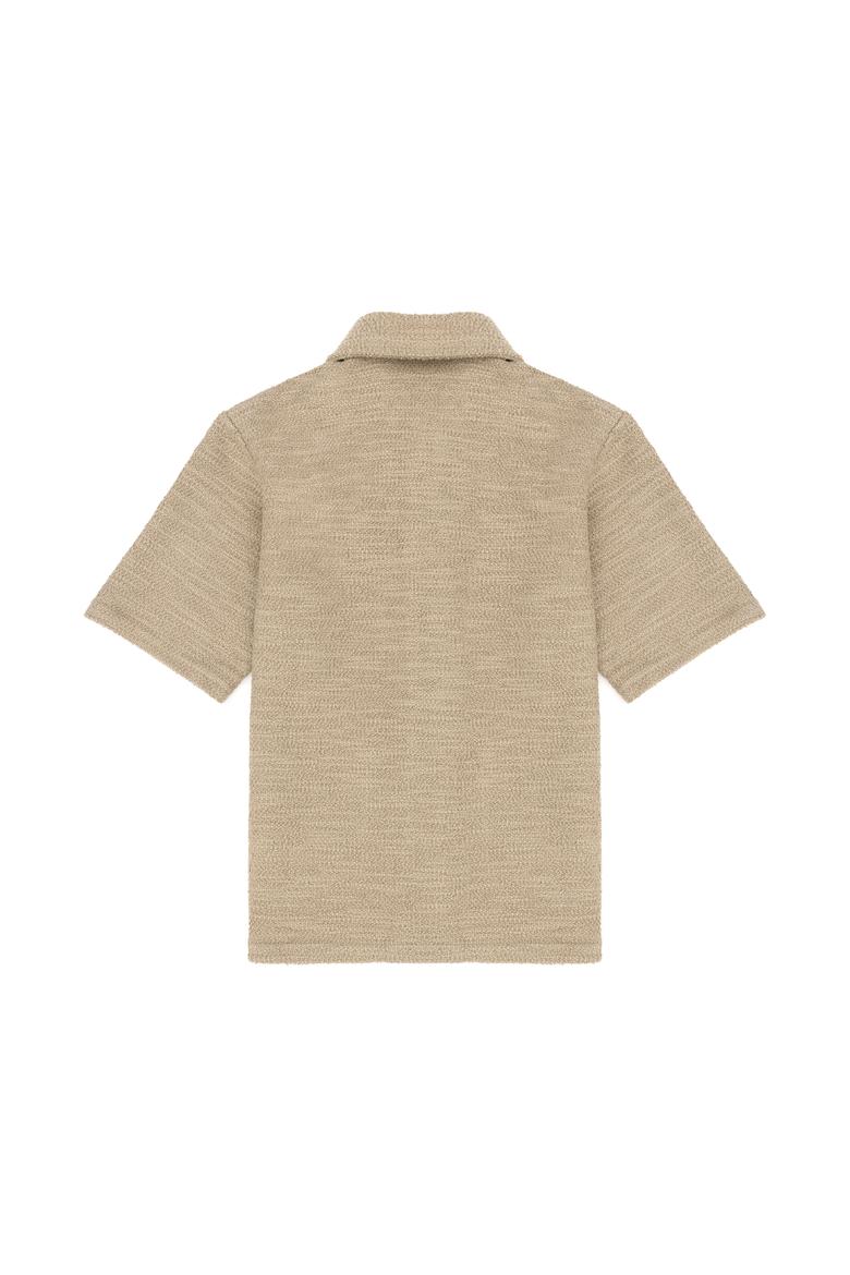 Erkek Çocuk Açık Haki Kısa Kollu Gömlek - 50282110033