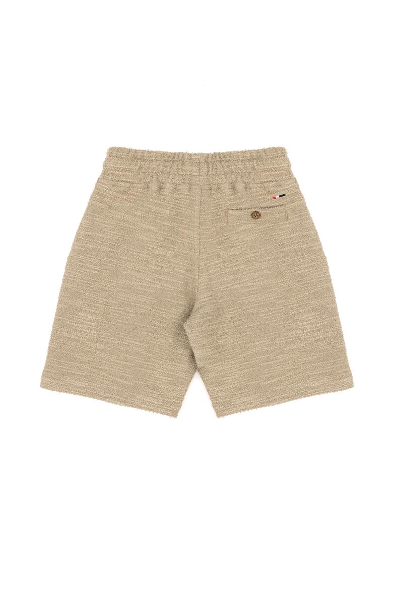 Erkek Çocuk Açık Haki Örme Şort - 50282241053