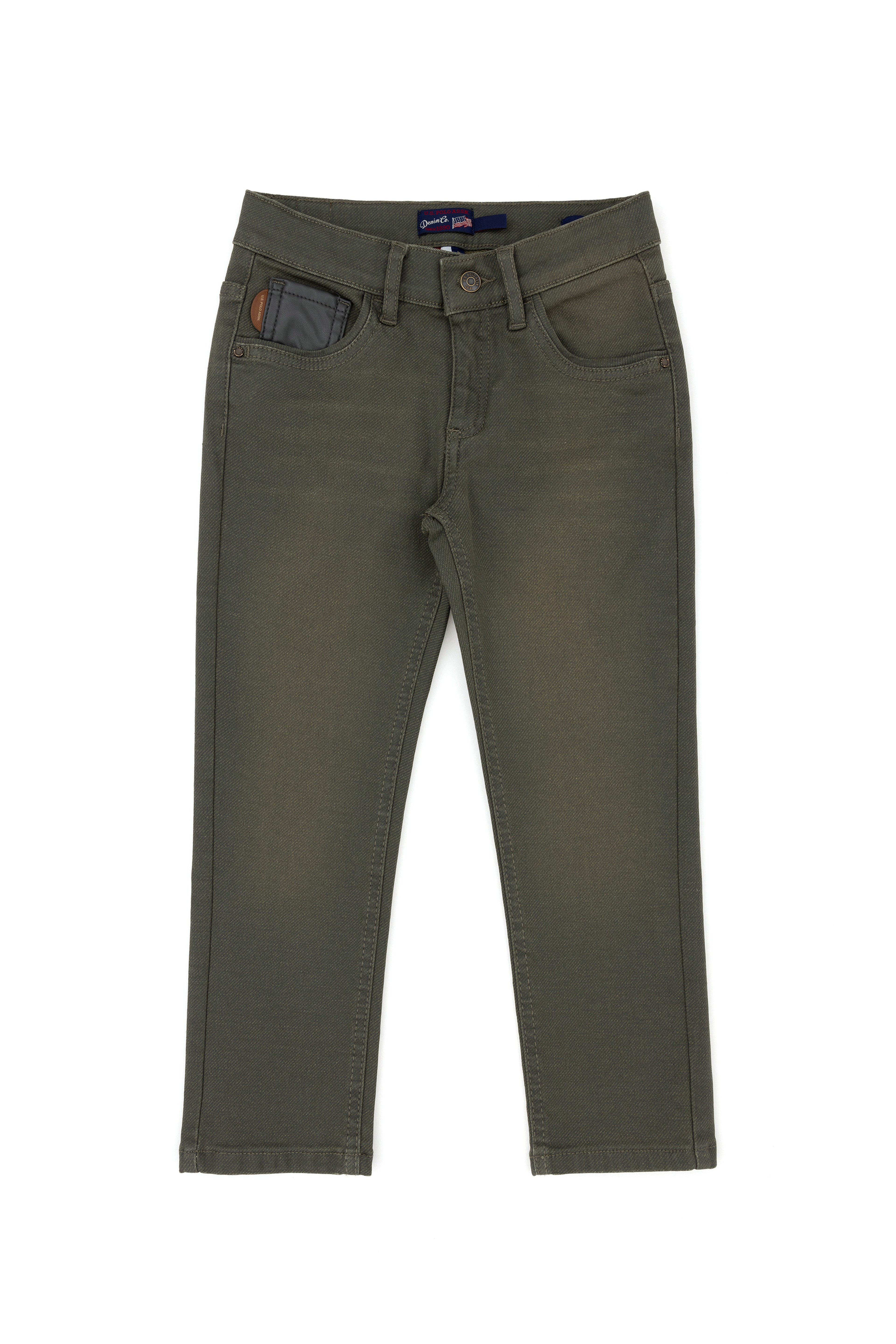 Erkek Çocuk Yeşil Jean Pantolon - Image 2
