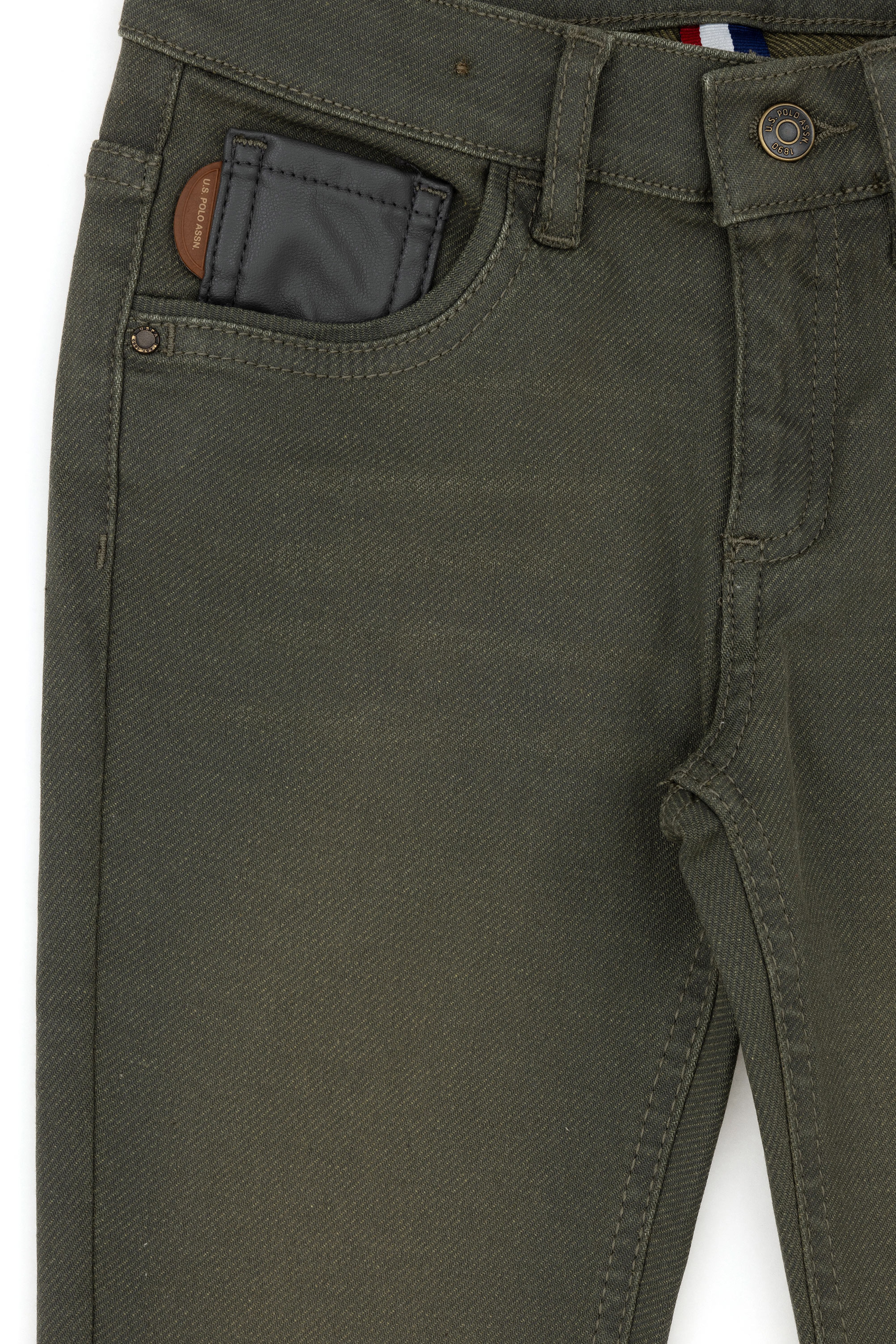 Erkek Çocuk Yeşil Jean Pantolon - Image 4