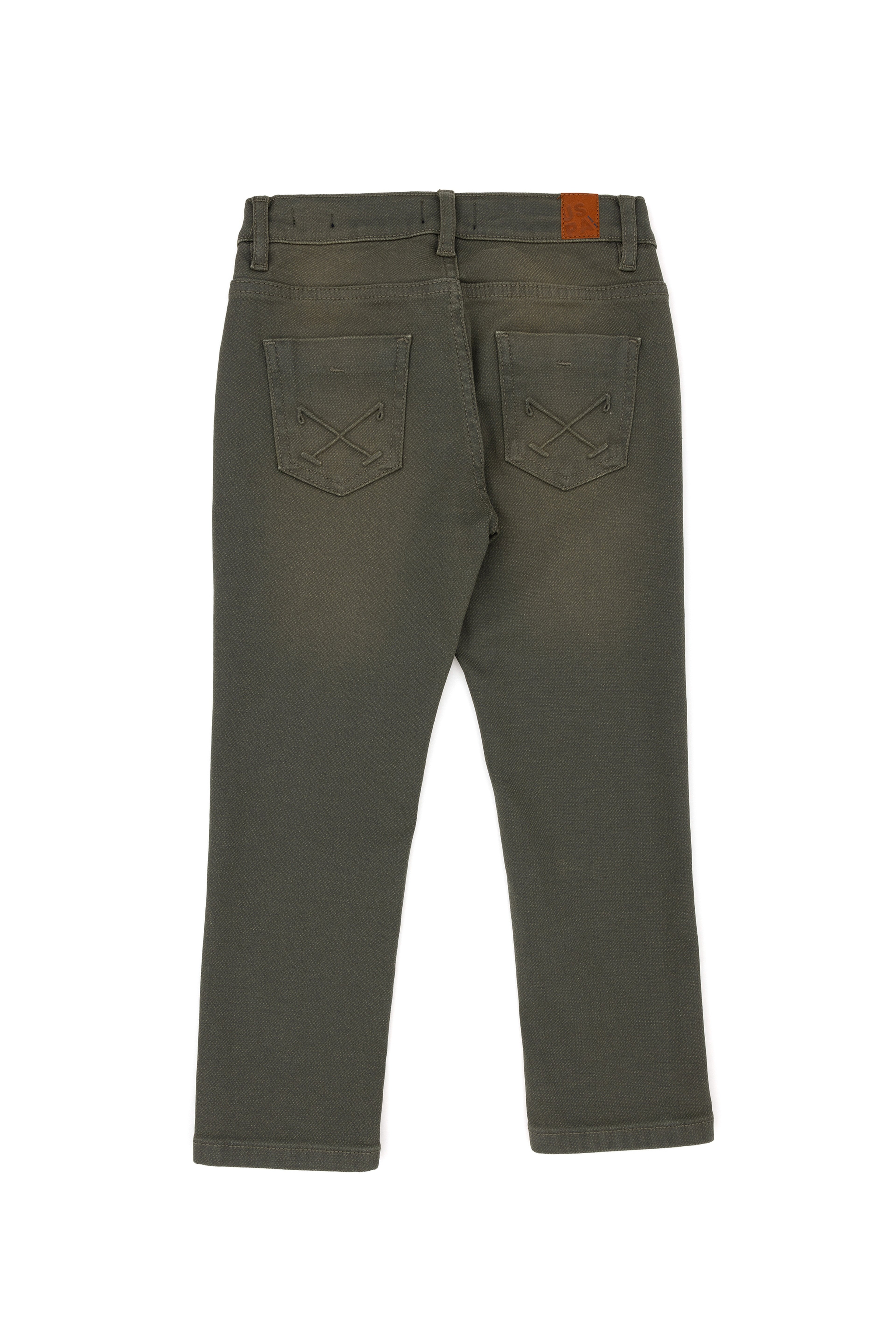 Erkek Çocuk Yeşil Jean Pantolon