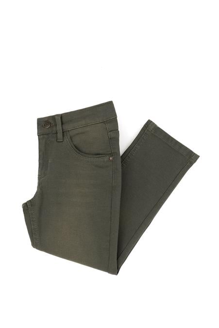 Erkek Çocuk Yeşil Jean Pantolon