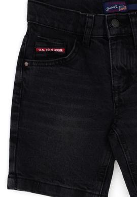 Erkek Çocuk Siyah Jean Şort - 50283980010