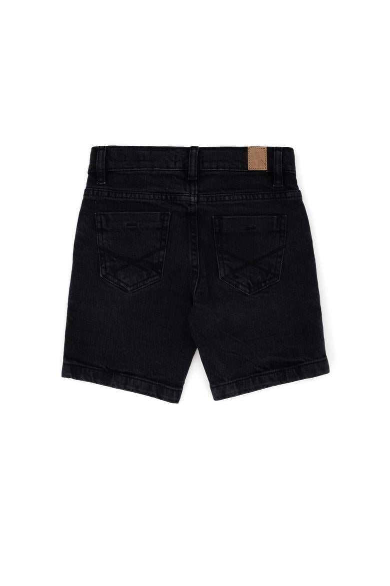 Erkek Çocuk Siyah Jean Şort - 50283980010