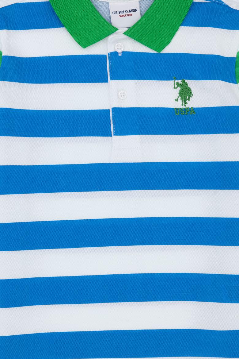 Erkek Çocuk Saks Polo Yaka Tişört - 50284812037