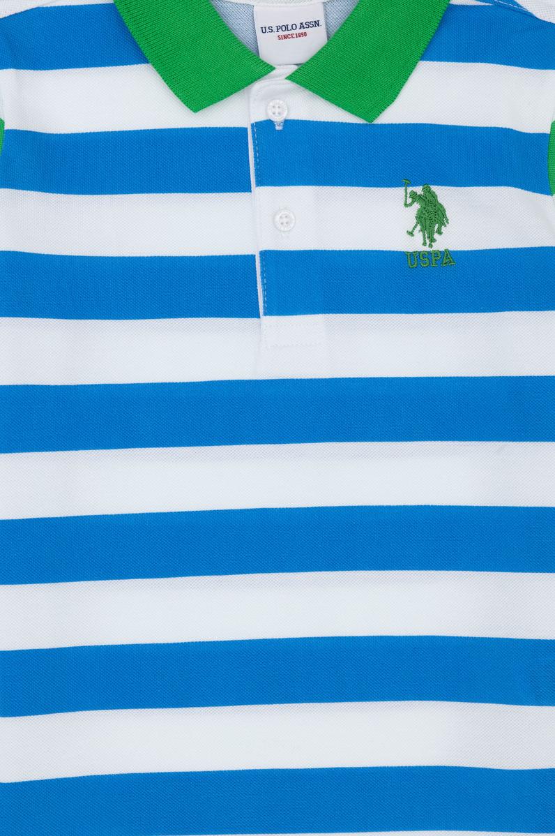 Erkek Çocuk Saks Polo Yaka Tişört