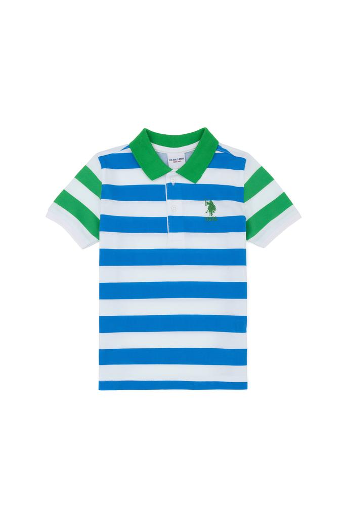 Erkek Çocuk Saks Polo Yaka Tişört