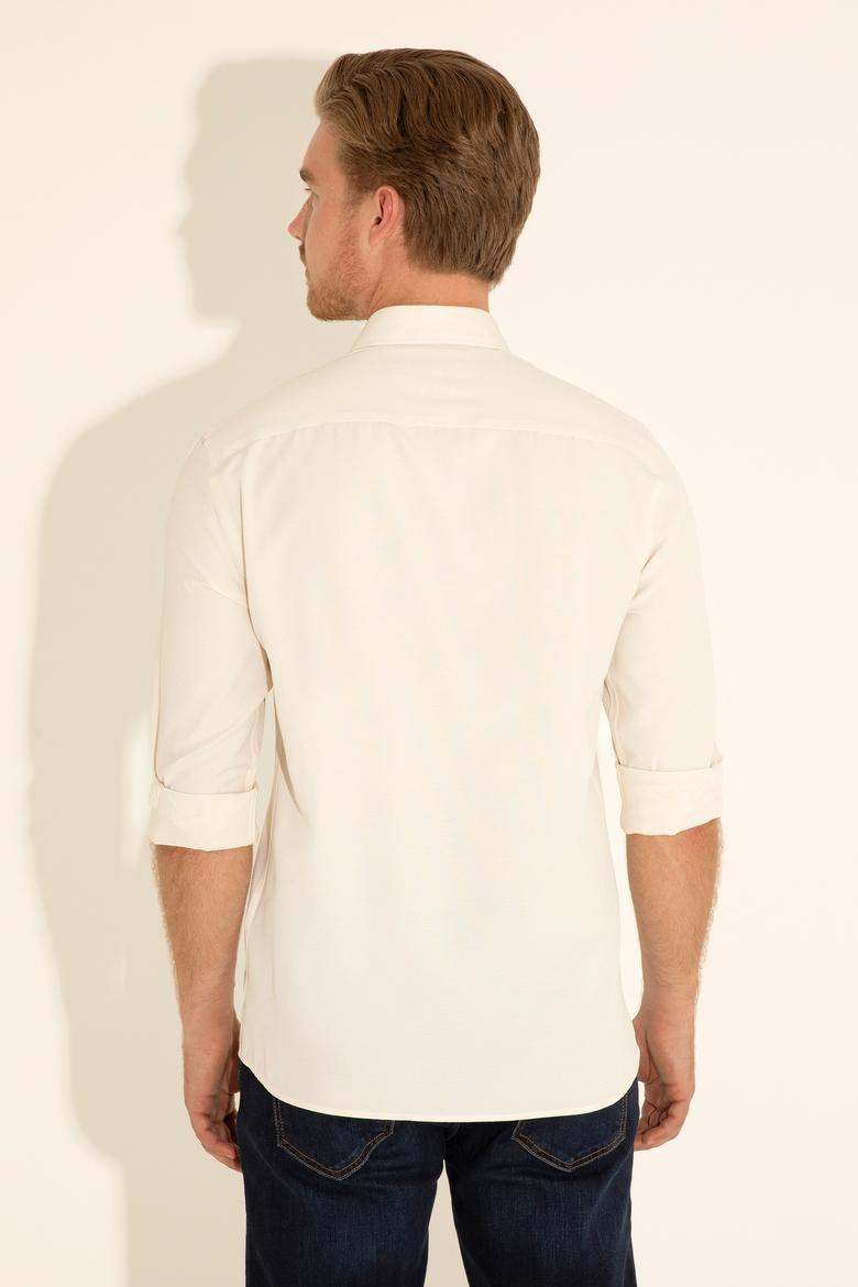 Erkek Taş Uzun Kollu Basic Gömlek - 50288629068