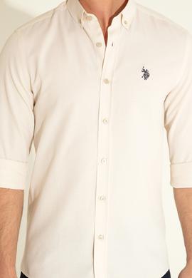 Erkek Taş Uzun Kollu Basic Gömlek - 50288629068