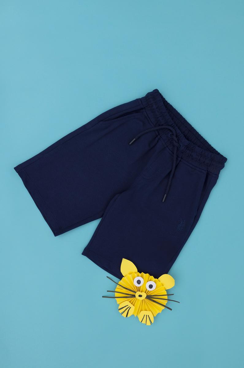 Erkek Çocuk Lacivert Örme Şort