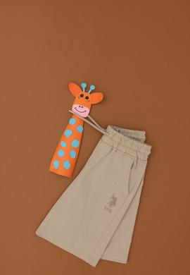 Erkek Çocuk Açık Haki Örme Şort - 50279633217