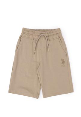 Erkek Çocuk Açık Haki Örme Şort - 50279633217
