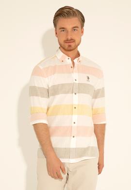 Erkek Haki Uzun Kollu Gömlek - 50283667005