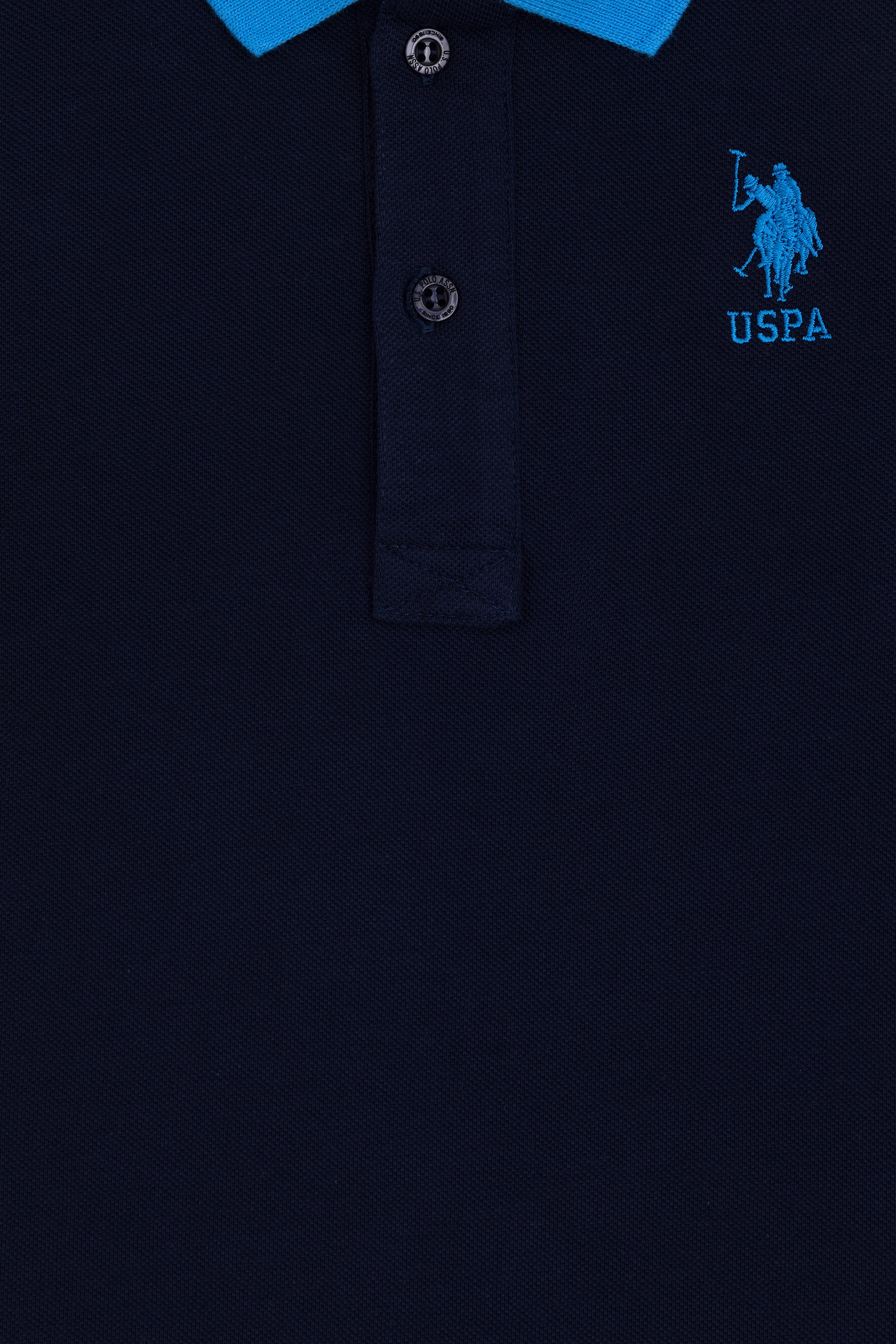 Erkek Çocuk Lacivert Polo Yaka Tişört - Image 5