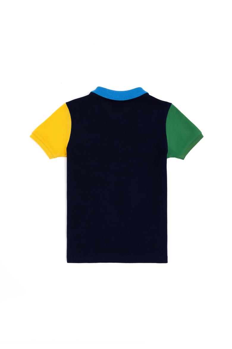 Erkek Çocuk Lacivert Polo Yaka Tişört - 50284797010