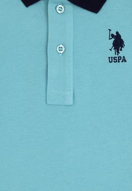 Erkek Çocuk Su Yeşili Polo Yaka Tişört - 50284797019