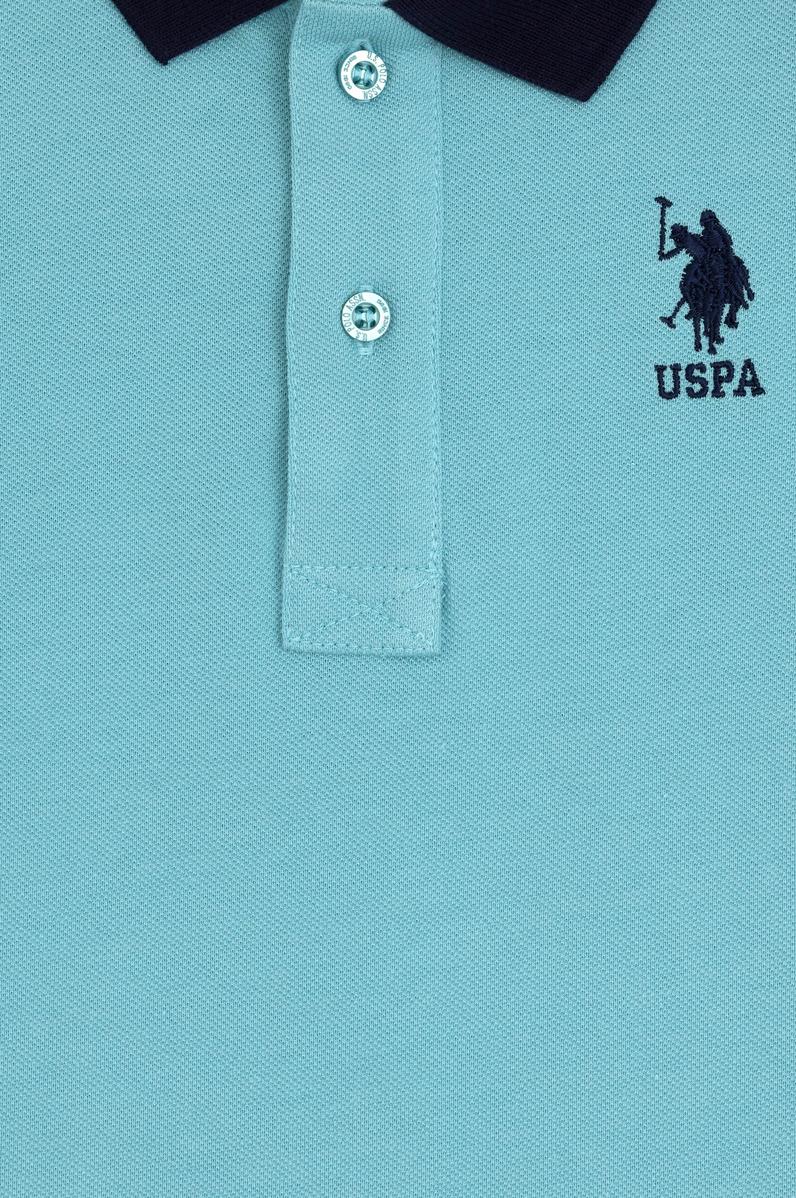 Erkek Çocuk Su Yeşili Polo Yaka Tişört