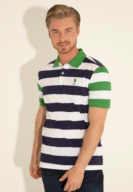 Erkek Regular Fit Polo Yaka Lacivert Tişört - 50288489033