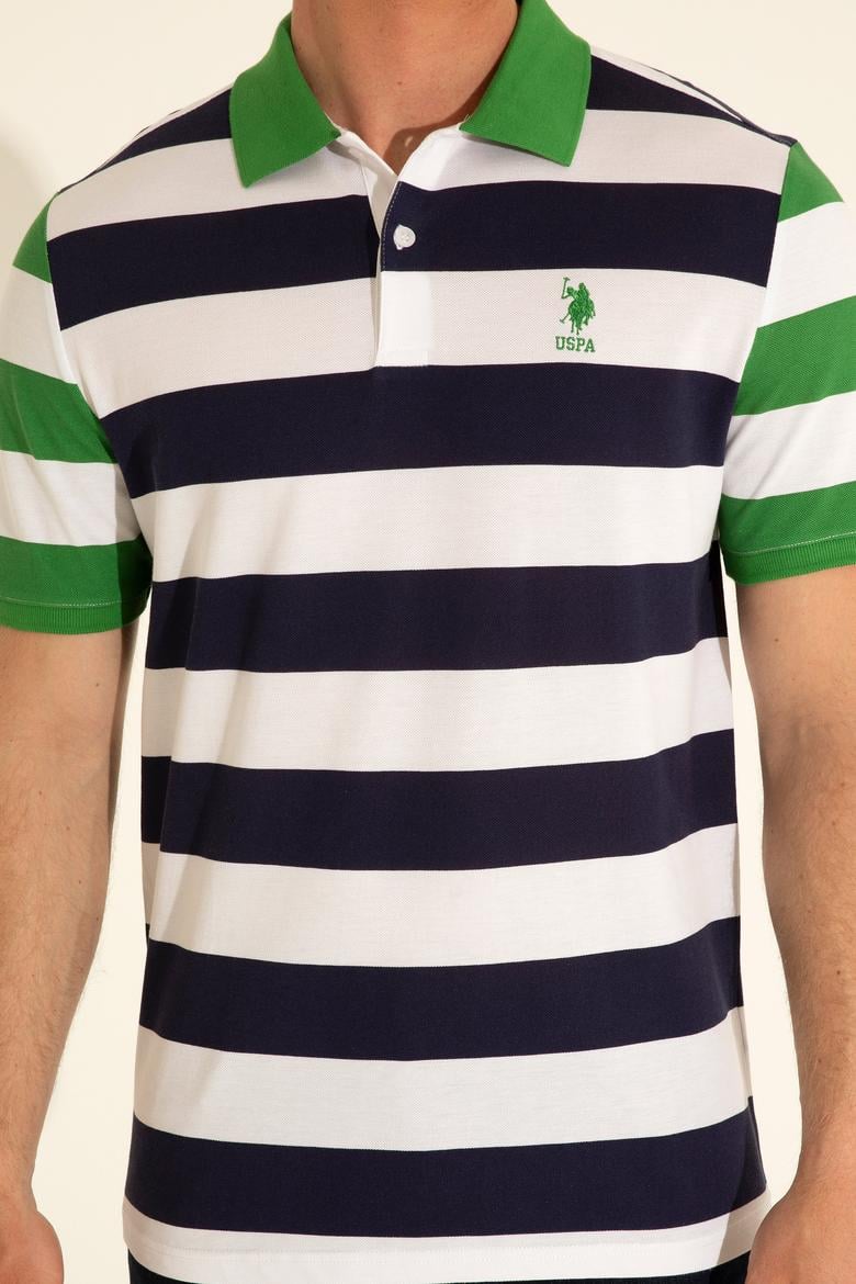 Erkek Regular Fit Polo Yaka Lacivert Tişört - 50288489033