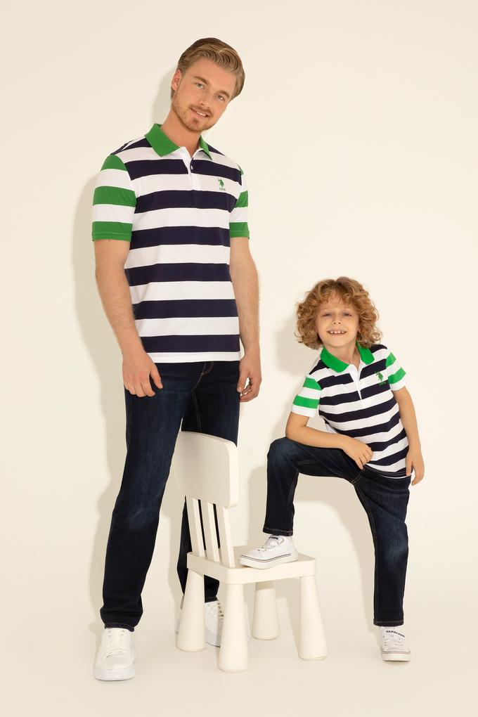 Erkek Regular Fit Polo Yaka Lacivert Tişört