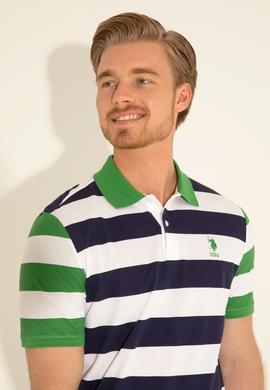 Erkek Regular Fit Polo Yaka Lacivert Tişört - 50288489033
