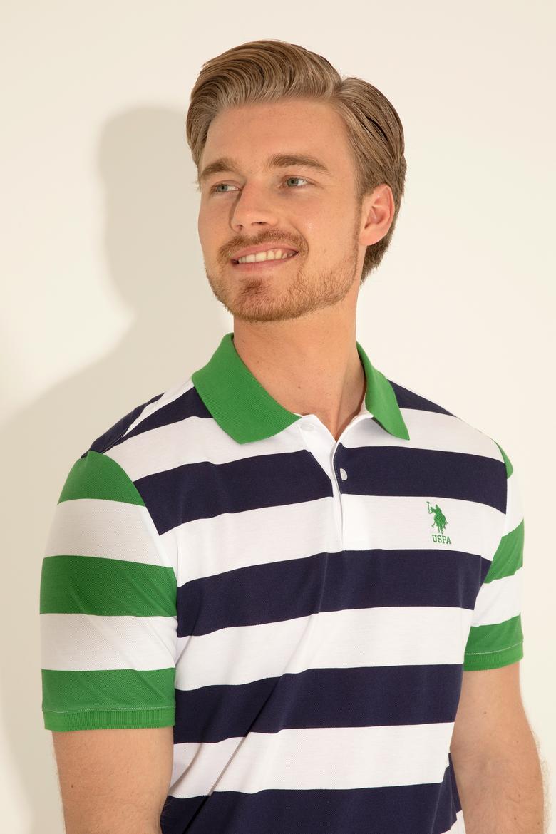Erkek Regular Fit Polo Yaka Lacivert Tişört - 50288489033