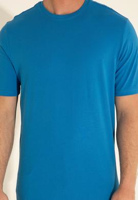 Erkek Regular Fit Bisiklet Yaka Saks Basic Tişört - 50284618083