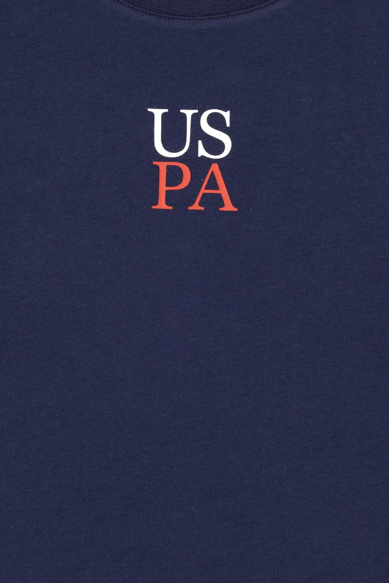 Erkek Çocuk Lacivert Oversize Bisiklet Yaka Tişört - 50289202094