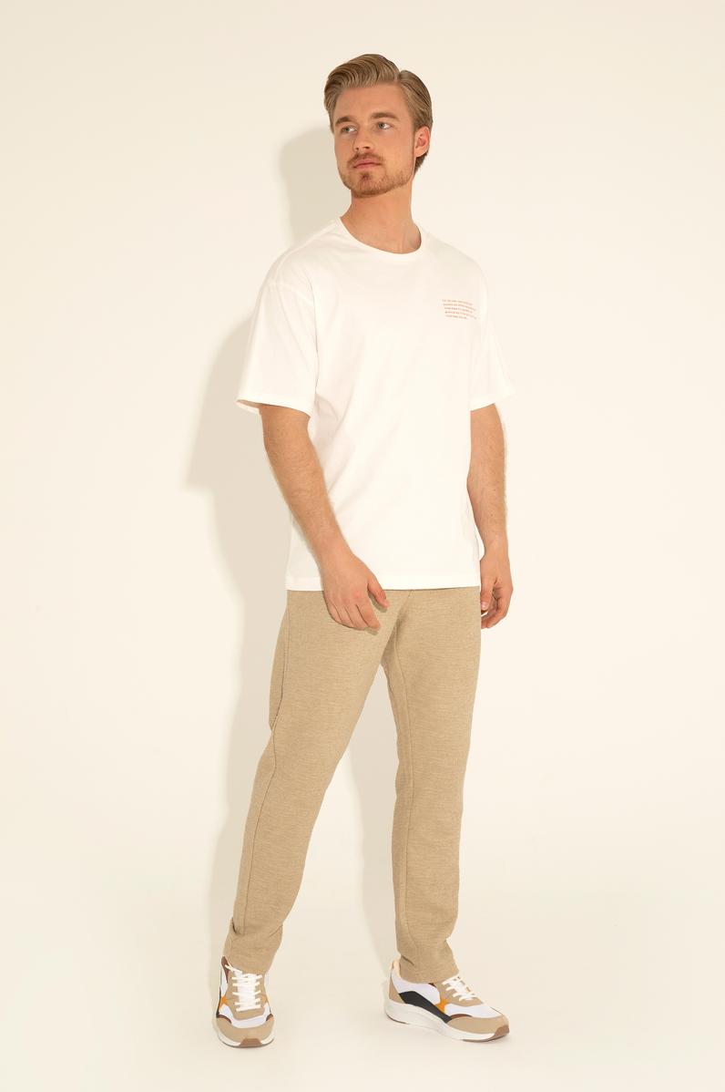 Erkek Açık Haki Eşofman Altı