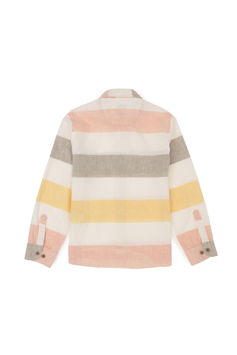 Erkek Çocuk Haki Uzun Kollu Gömlek - 50283858001