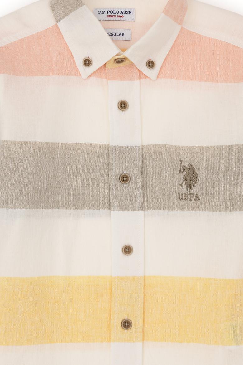 Erkek Çocuk Haki Uzun Kollu Gömlek - 50283858001