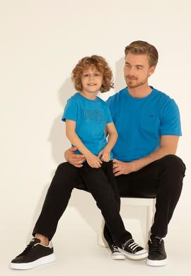 Erkek Saks Basic Tişört - 50284640041