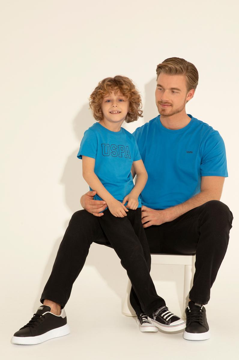 Erkek Saks Basic Tişört