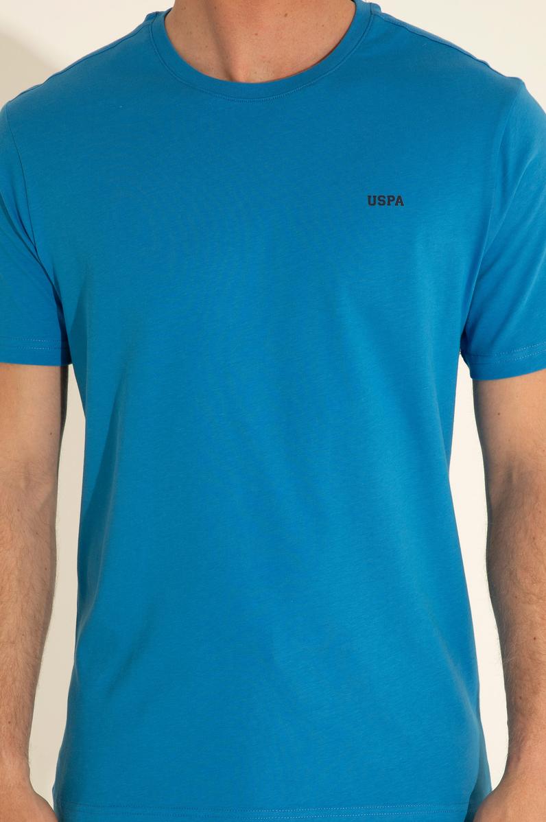 Erkek Regular Fit Bisiklet Yaka Saks Basic Tişört