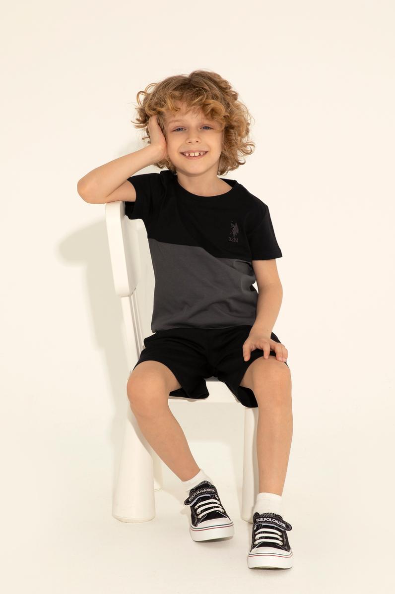 Erkek Çocuk Siyah Tişört