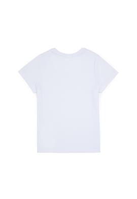 Erkek Çocuk Beyaz Bisiklet Yaka Tişört - 50281684001