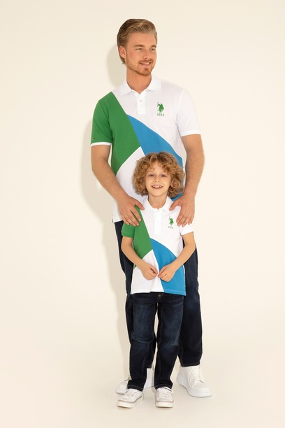 Erkek Regular Fit Polo Yaka Yeşil Tişört
