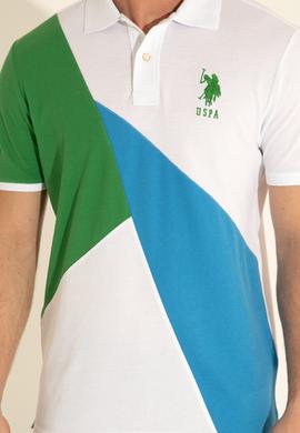 Erkek Regular Fit Polo Yaka Yeşil Tişört - 50281554029