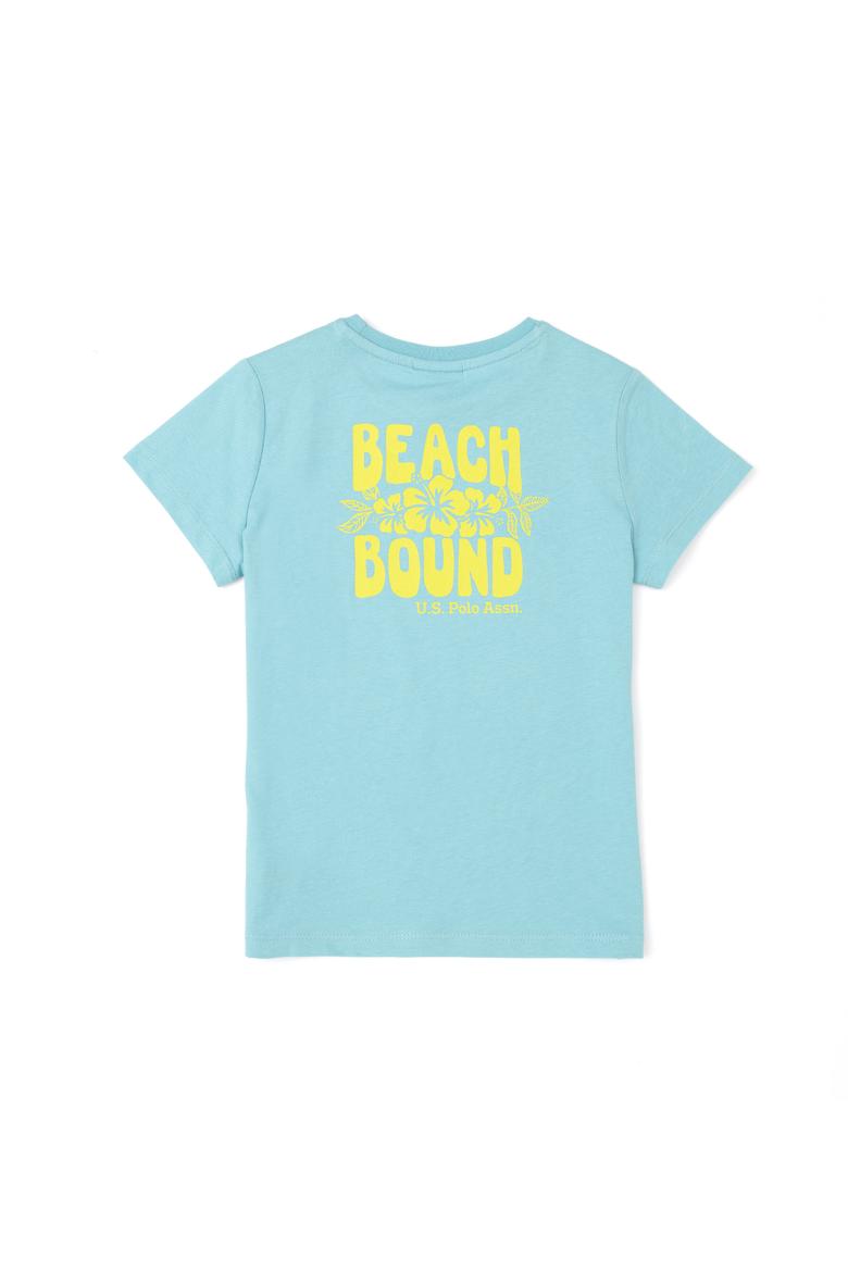 Erkek Çocuk Mint Bisiklet Yaka Tişört - 50288062035