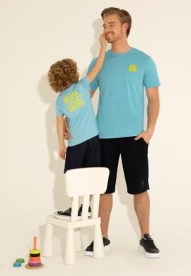 Erkek Çocuk Mint Bisiklet Yaka Tişört - 50288062035