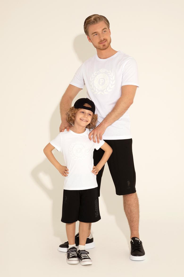 Erkek Siyah Örme Şort