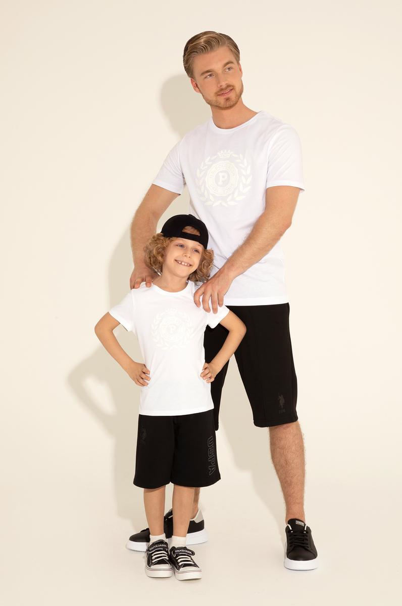 Erkek Siyah Örme Şort