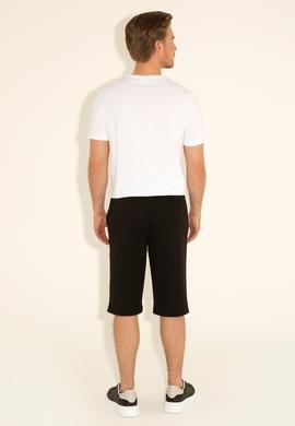 Erkek Siyah Örme Şort - 50289284017