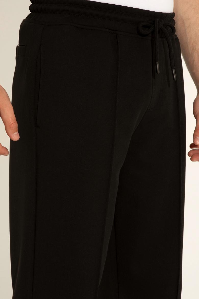 Erkek Siyah Örme Şort - 50289284017